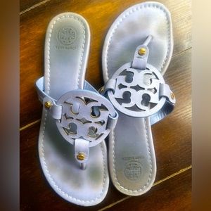 Tory Burch Miller Sandals // Light blue-purple. Size 8